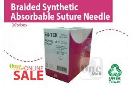 Braided Synthetic Absorbable Suture Needle